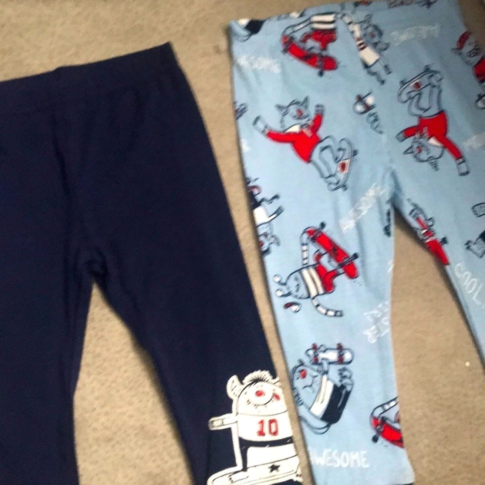 NWOT boy’s Carter’s Monster leggings 12mth
